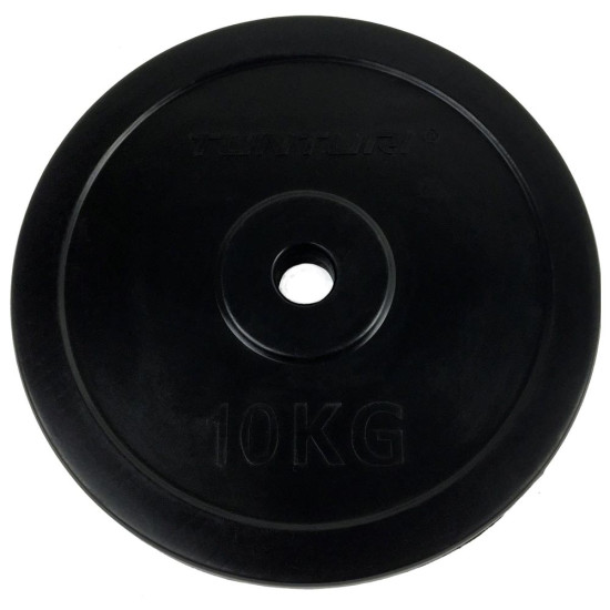 Tunturi Δίσκος Rubber Plate 10kg, Single Tunturi Δίσκος Rubber Plate 10kg, Single